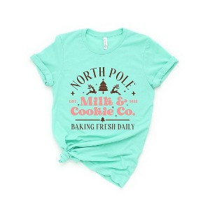 Simply Sage Market Women's NP Milk and Cookie Co Short Sleeve Graphic Tee - 1 of 4