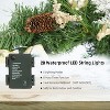 TackView 6 Ft Pre-Lit Christmas Garland with 20 Led Lights, Xmas Garland, Garland with Timer for Mantle Staircase Table Decoration - 4 of 4