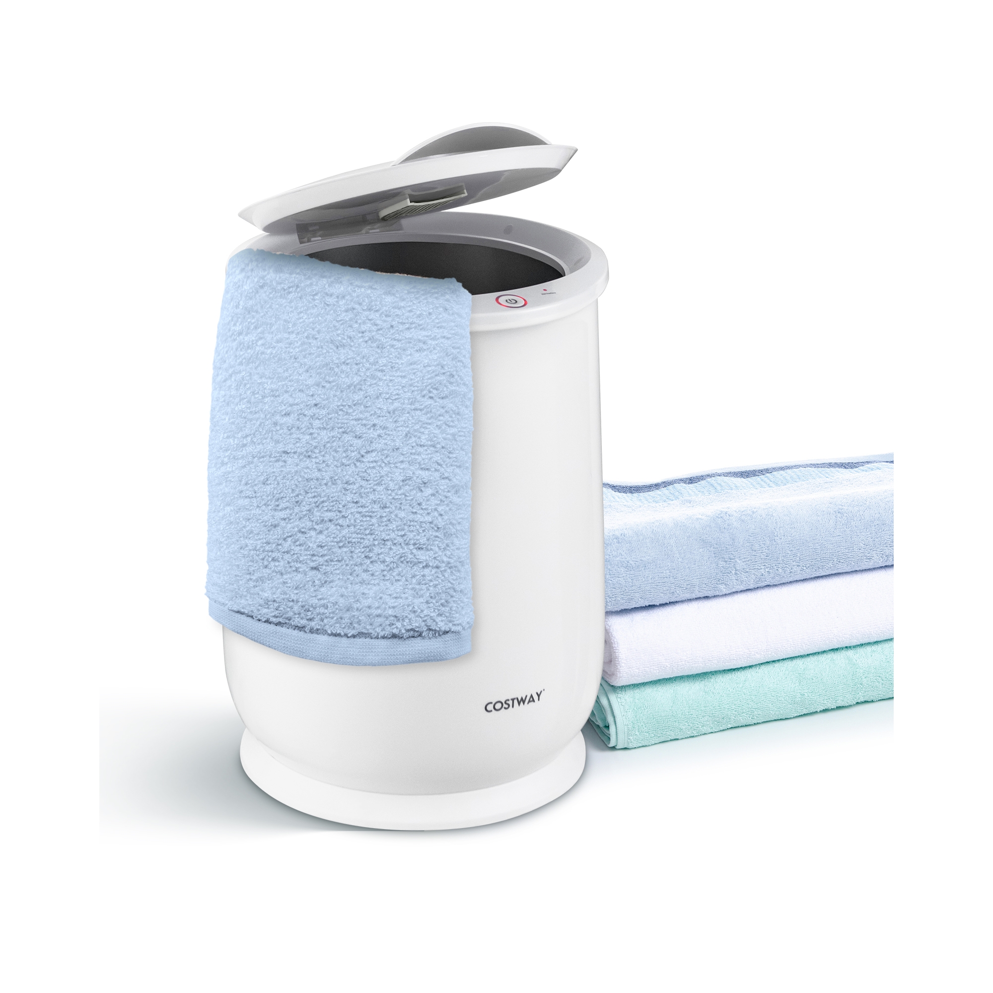 Costway 21L Large Capacity Towel Warmer - White