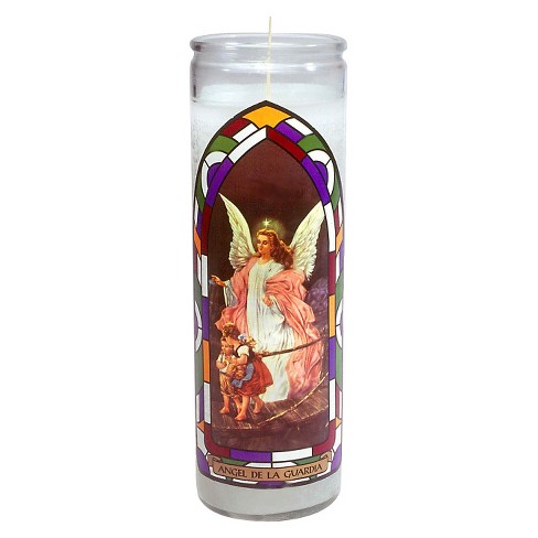 Jar Candle Angel De La Guardia White - Continental Candle - image 1 of 3