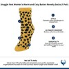 Snuggle Feet Women's Warm and Cozy Butter Novelty Socks  (1 Pair) - 2 of 3