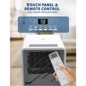 14000BTU 3-In-1Portable Air Conditioner AC Unit for Bedroom Up to 750 Sq.Ft, Dehumidifier, Fan, Sleep Mode, 24 Timer, Remote Control, Window Kits - 1 of 4
