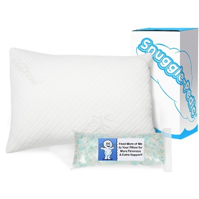 As Seen on TV Miracle Bamboo Pillow, Queen Shredded Memory Foam Pillow with Viscose from Bamboo Cover