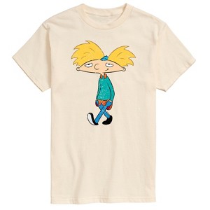 Men's - Hey Arnold! - Distressed Arnold Short Sleeve Graphic T-Shirt - 1 of 4