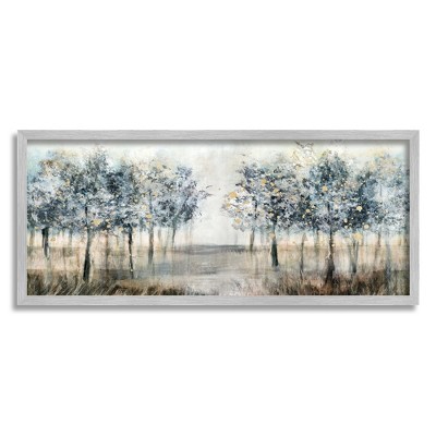 Stupell Industries Modern Tree Grove Framed Giclee Art