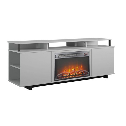 65 Jude Fireplace Tv Stand Dove Gray Room Joy Target