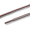 Elerevyo Round Rope Dual Colored Striped 0.2" Thick Boot Sneakers Shoelace 3 Pairs - 4 of 4