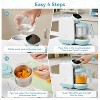Chefhandy 5-in-1 Baby Food Maker | Auto Steam, Cook & Grind Blender | with Baby Bottle Warmer & 6 BPA-Free Pouches | Touch Screen Control, White - 3 of 4