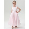 2Bunnies Girls' Satin Bow-Knot Sleeveless Maxi Dress - 3 of 4