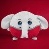 Sleep Squad Alabama Crimson Tide Big Al the Elephant 12" Mascot Kiri Cloud Plushie - 4 of 4