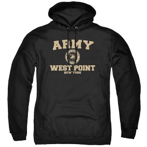 West Point United States Military Academy Official Circle Logo Adult Pull-Over Hoodie, Black - 1 of 4