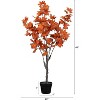 HomeStock  4 ft. Artificial Tree in Pot for Indoor/Outdoor - 3 of 4