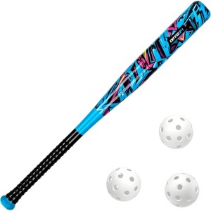 Ortiz34 Bat & Ball Set - Graffiti Plastic Bat & Ball Homerun Set- David Ortiz Backyard Baseball Set for Youth, Kids, Teenagers, Adults - 1 of 4