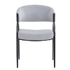 CAVINAS 32.75"H Upholstered Dining Chair Set of 2, Side Chair with Metal Legs and Cushioned Backrest - 3 of 4
