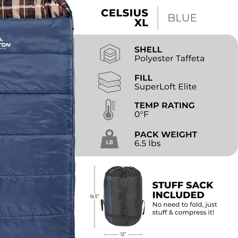 TETON Sports Sleeping Bag for Camping, 3 of 7