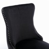 Lyngins Dining Chairs Set of 2,Upholstered Wing-Back Kitchen Chair with Backstitching Nailhead Trim for Dining Room,Living Room - 4 of 4