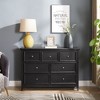 Modern 7 Drawers Dresser 7 Drawers Cabinet,Chest of Drawers Closet Organizers and Storage Clothes Storage Drawers Cabinet White - 2 of 4