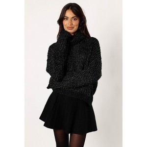 Petal and Pup Womens Eleanor Lurex Shine Knit Sweater - 1 of 4