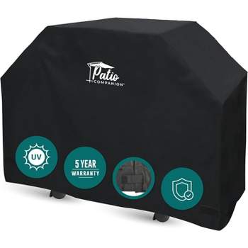 Patio Companion Professional, BBQ Grill Cover, 5 Year Warranty, Heavy-Grade UV Blocking Material, Waterproof and Weather Resistant, Gas Grill