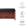 Modway Kinetic 38 Inch Wall-Mount Office Desk – Floating Desk with Open Shelf Storage and Modern Compact Workspace Design - 2 of 4