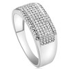 Pompeii3 1/2Ct Men's Pave Diamond Ring in White Gold - 4 of 4