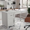 Martha Stewart Hutton Shaker Style Home Office Desk with Storage - 2 of 4