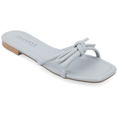 Journee Collection Womens Soma Slide Low Block Heel Sandals