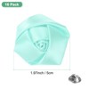 Unique Bargains Handmade Men Suits Formal Boutonnieres Wedding Corsage Lapel Pin Flower Brooch Butterfly Buckle 16 Pcs Light Green - 3 of 4