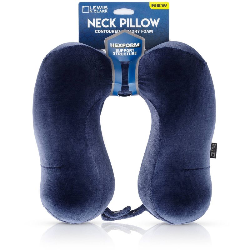 Lewis N. Clark HexForm Neck Support Pillow - Navy, 6 of 12