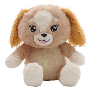 Happy Nappers: Lullabrites Brown Dog - Musical Light Up Bedtime Plush - 1 of 4