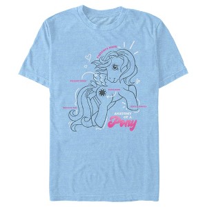 Men's My Little Pony Cutest Anatomy Lesson T-Shirt - 1 of 3