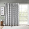 PAGED 84"x100" Printed Ikat Curtain Panel,Blackout Curtains for Bedroom,Window Patio Panel with Grommet Top,Living Room Curtains - 2 of 4