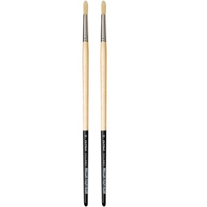 da Vinci CHUNEO Synthetic Hog Bristle, Oil, Round, Series 7729, Size 10, Pack of 2 - 1 of 3
