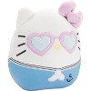 Squishmallows Original 8-Inch Hello Kitty w Glasses Plush - Collectible Sailor Sanrio Stuffed Animal Toy - Easter Basket Gift for Kids, Girls & Boys - 3 of 3