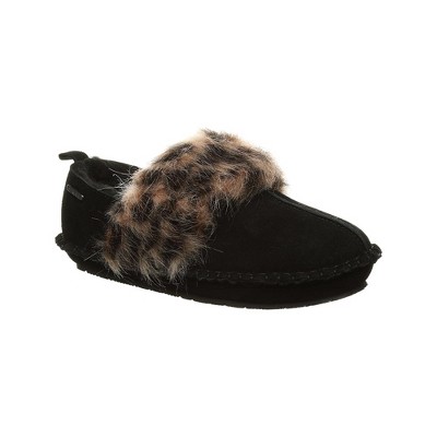 bearpaw leopard slippers