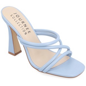 Journee Collection Womens Louisse High Heel Open Toe Pumps - 1 of 4