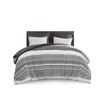 Racxily 3-Piece Cotton Comforter Set, Chenille Tufted Farmhouse Design - 2 of 4