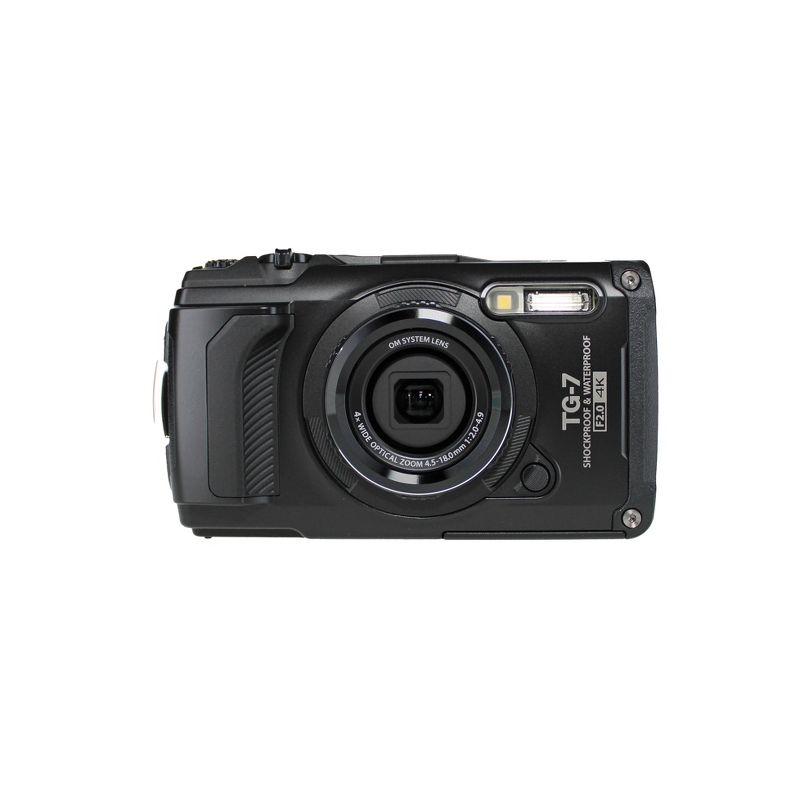 OM SYSTEM Tough TG-7 Camera - 2 Batteries + Float Strap + 64GB Card + Software + More, 2 of 5
