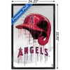 Trends International MLB Los Angeles Angels - Drip Helmet 22 Framed Wall Poster Prints - 3 of 4