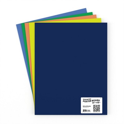 23311: Poster Boards Assorted Colors, 22x28 (100 Packs)