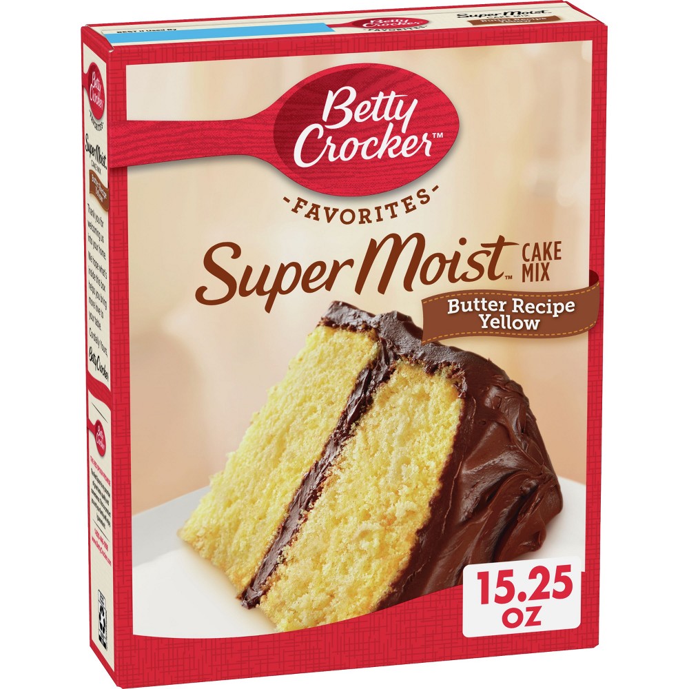 UPC 016000409866 product image for Betty Crocker SuperMoist Cake Mix-Butter Recipe Yellow - 15.25oz | upcitemdb.com