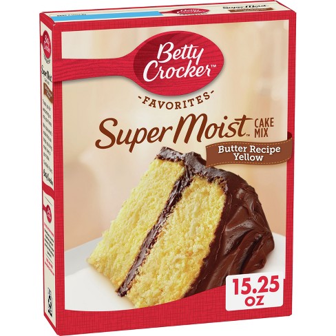 Betty Crocker SuperMoist Cake Mix-Butter Recipe Yellow - 15.25oz - image 1 of 4