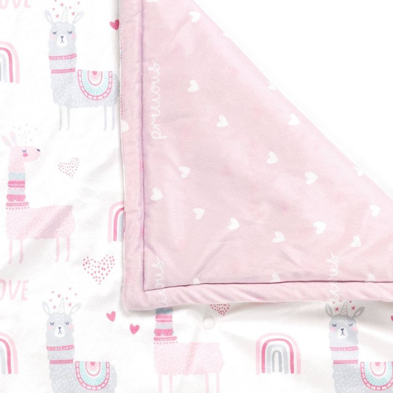 Lush Décor Plush Oversized Reversible Baby Blanket, 2 of 8