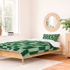 Deny Designs Mariamariacreative Play Checkers Sage Twin/Twin XL Duvet and Sham Set (2-3pc Set) - 2 of 4