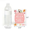 Big Dot of Happiness Girl Little Pumpkin - Fall Birthday Party or Baby Shower Thank You Cards (8 count) - 3 of 4