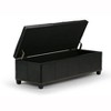 NicBex 47.6" Storage Bench Rectangle Ottoman with Storage Faux Leather Nail Head Trim Bench for Bedroom, Entryway - 4 of 4