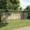 Dog Cage Grey Galvanized Steel Large Durable Dog CagevidaXL - 3 of 4