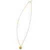 Adornia 14k Gold Plated Knot Pendant Necklace - 3 of 3