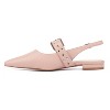 Fashion To Figure Women's Bea Ballet Flat - Wide Width - NUDE, 7 - 3 of 4