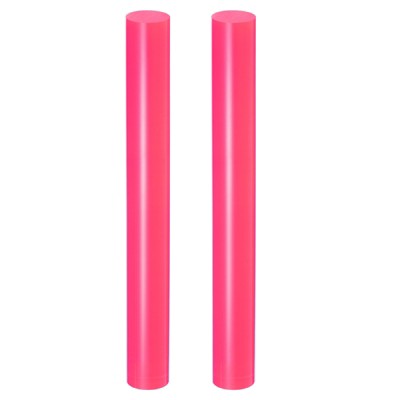 Unique Bargains DIY Crafts Acrylic Round Tube Non-Stick Durable Smooth Clay Roller 2 Pcs